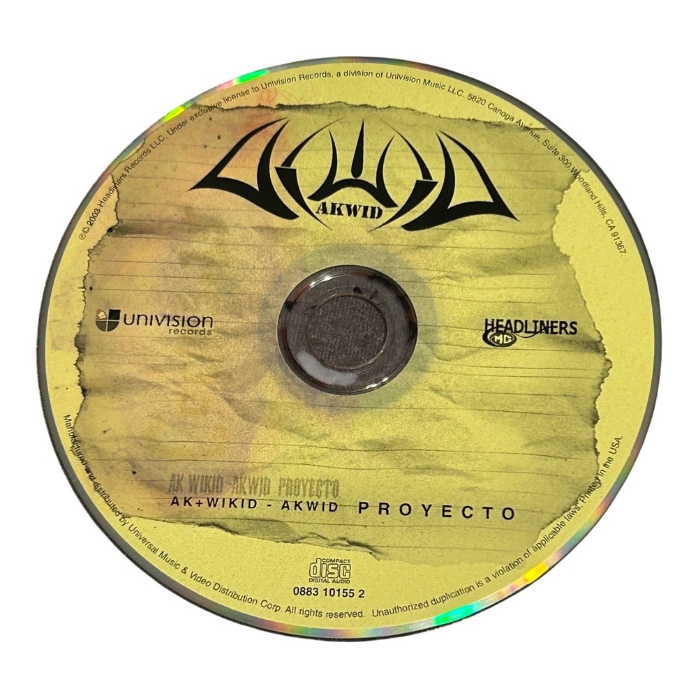 AKWID Proyecto Loose CD Latin Hip Hop Chicano Rap